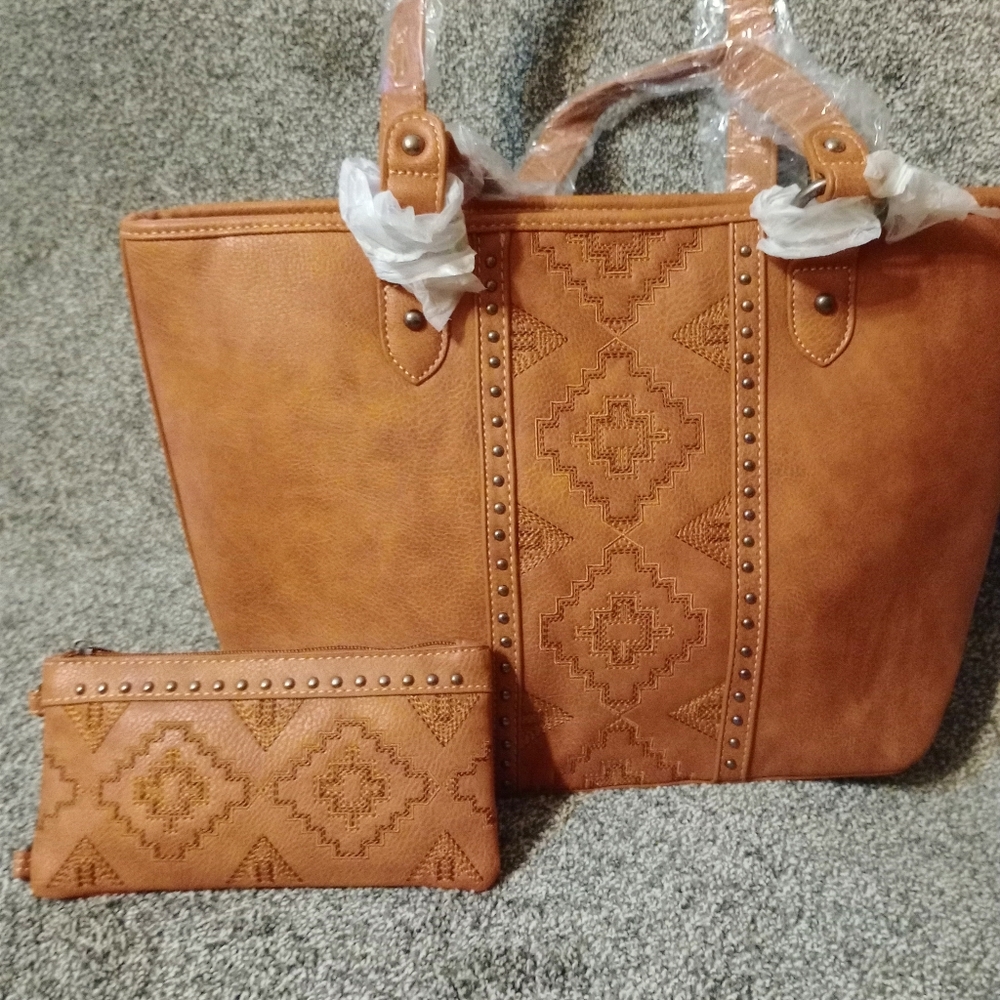 American Bling Tote Bag w/ Matching Wallet